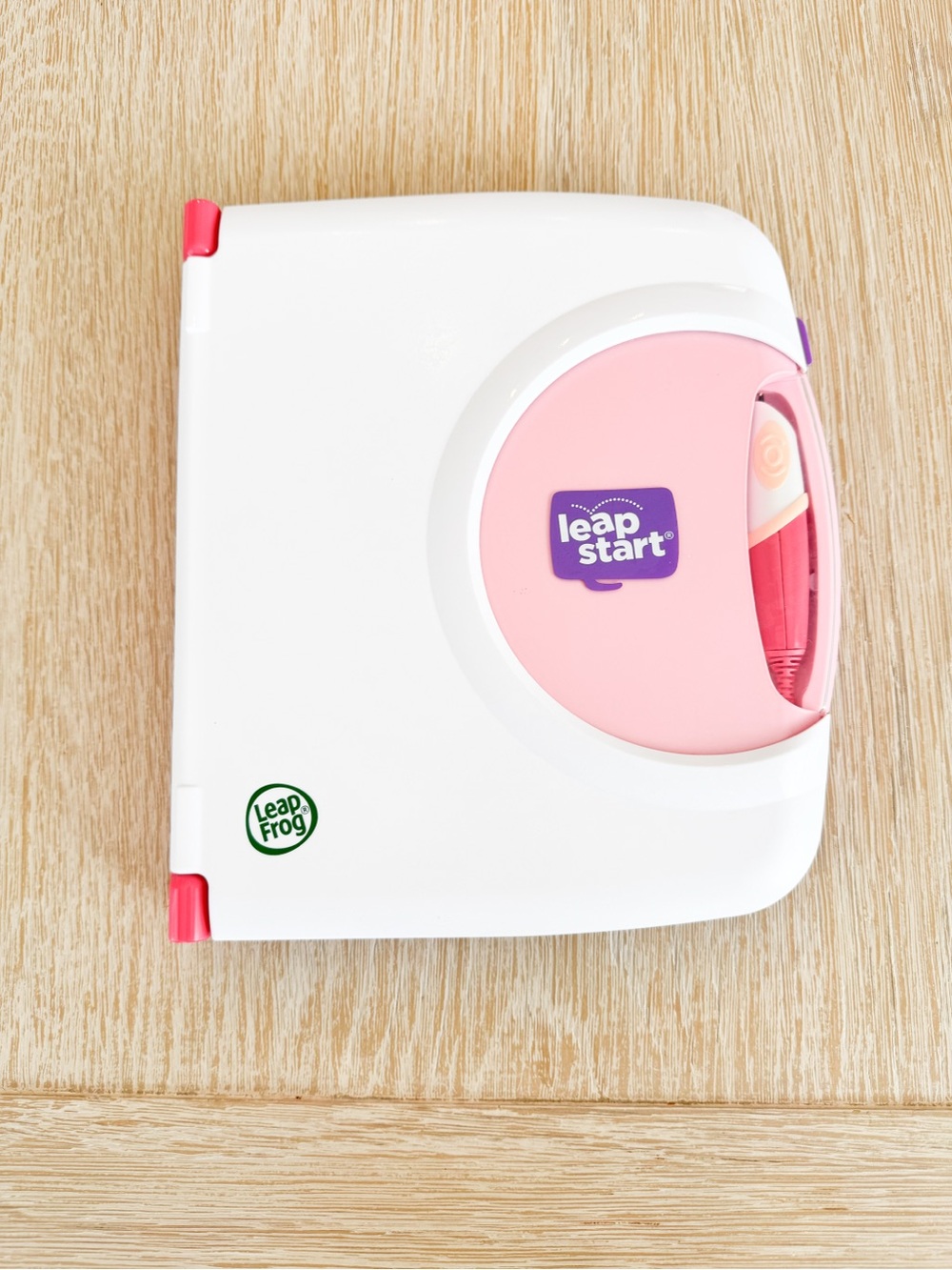 LeapFrog LeapStart Interactive Learning Book - White & Pink